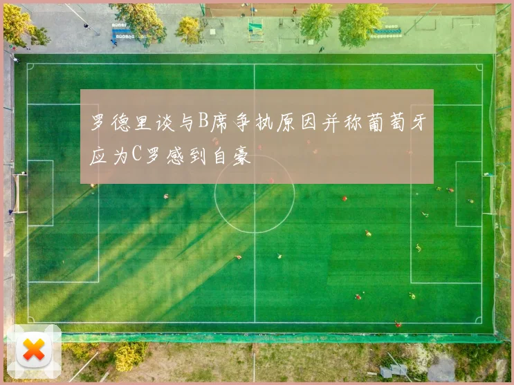 罗德里谈与B席争执原因并称葡萄牙应为C罗感到自豪
